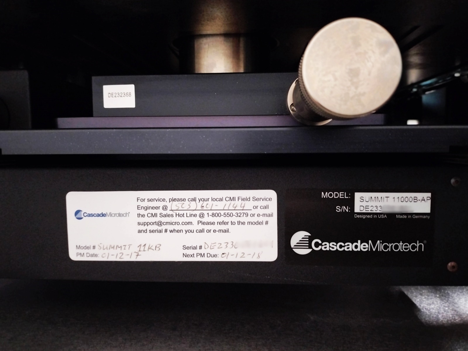 SUMMIT 11000B200mmウェハ マニュアルプローブシステム