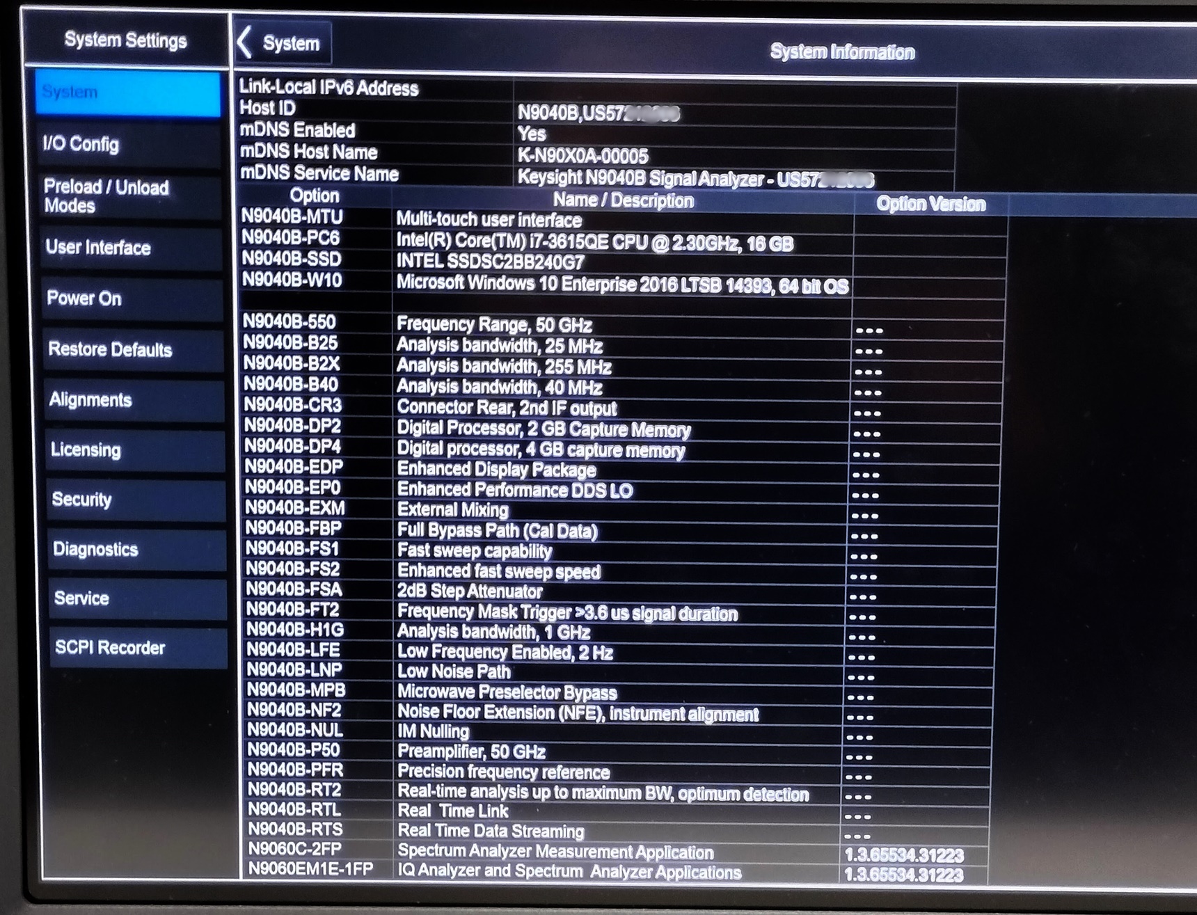 N9040BUXAシグナルアナライザ