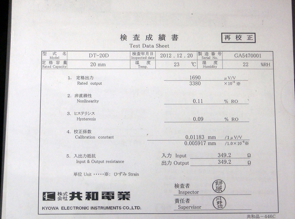 DT-20D /MB-BDial gauge type displacement transducer