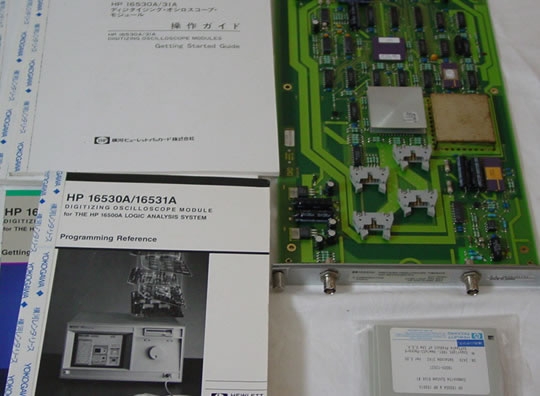 16530A+16531ADC-100MHz 2ch Digital Oscilloscope Module