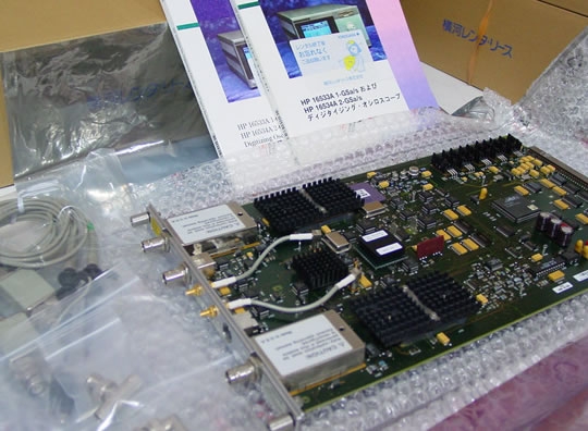 16530A+16531ADC-100MHz 2ch Digital Oscilloscope Module