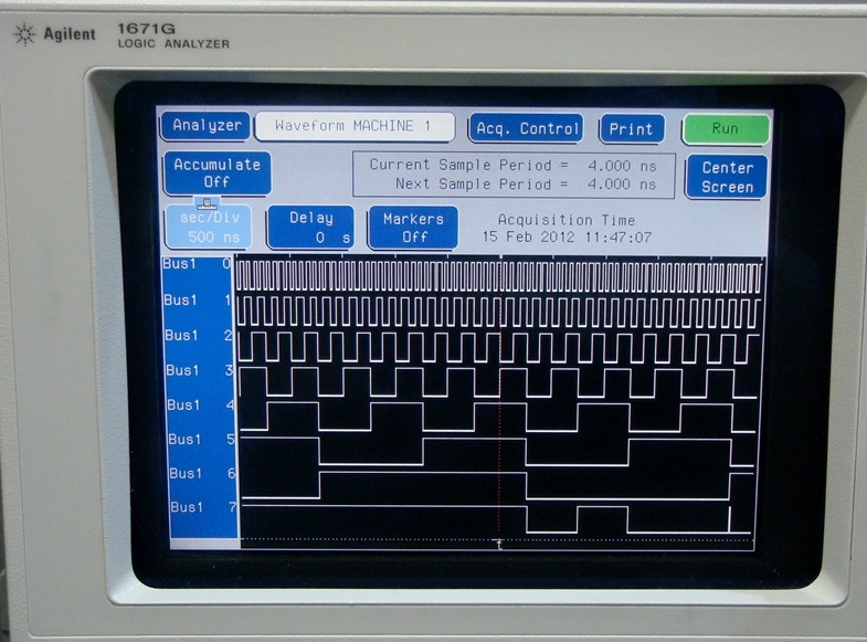 1671G102ch 500MHz 4MW Portable Logic Analyzer