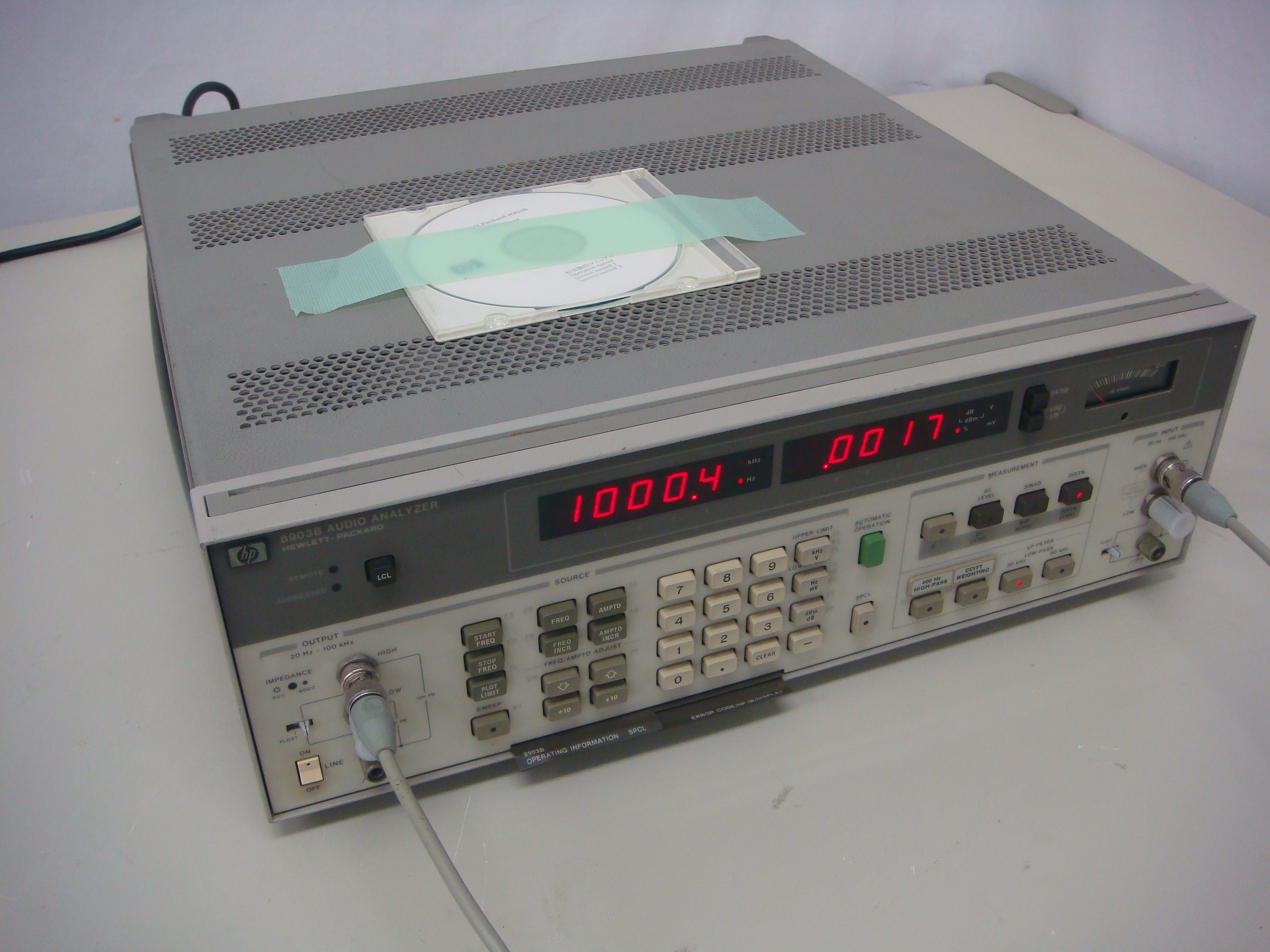 8903B 10/51Audio Analyzer