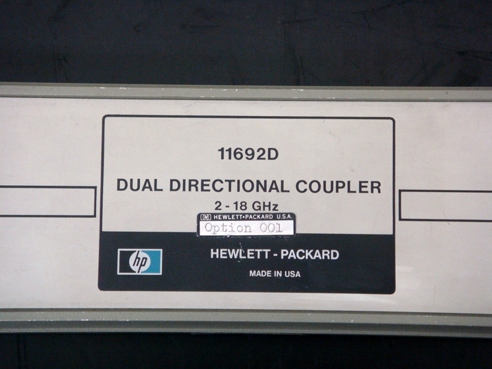 11692D /0012-18GHz Dual Directional Coupler 