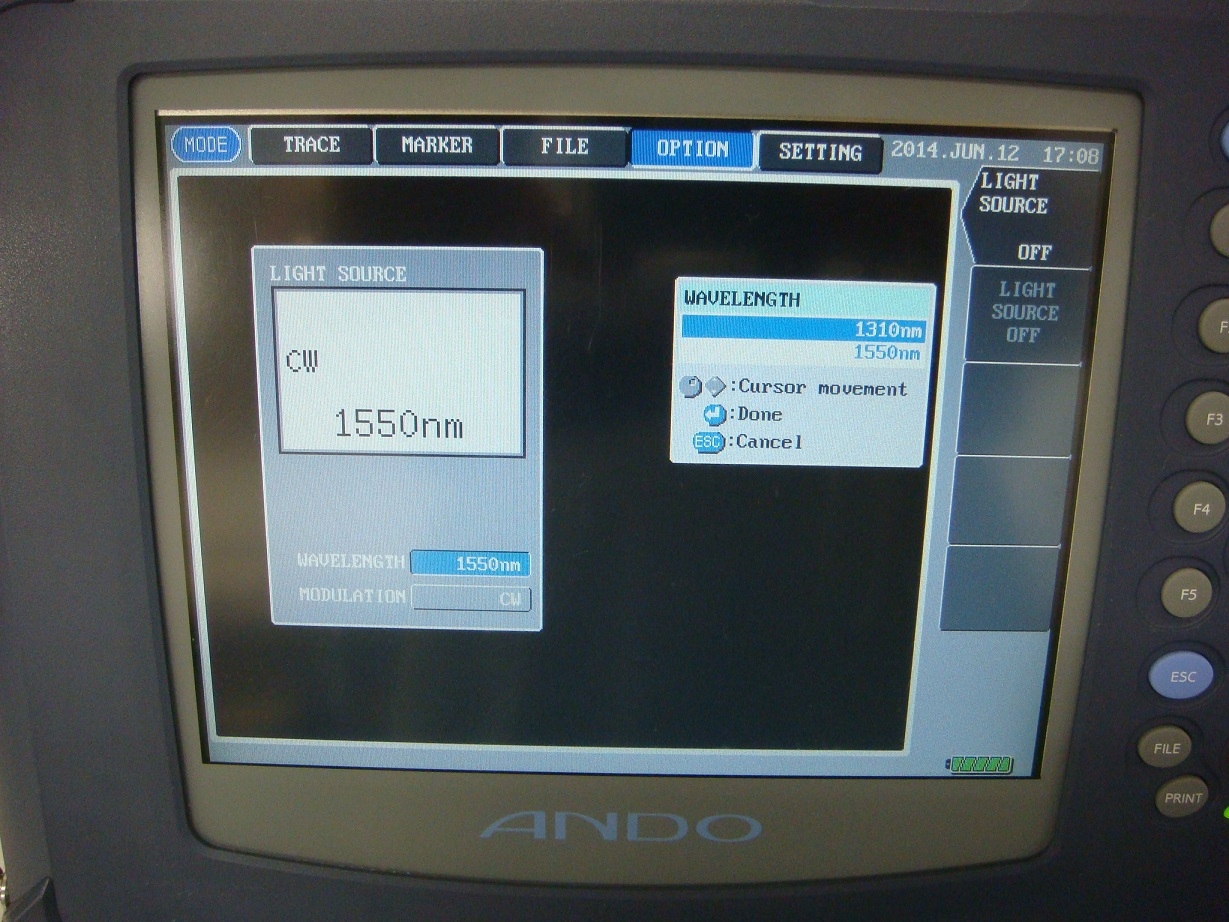 AQ7260 /AQ72641.3/1.55um 40dB OTDR