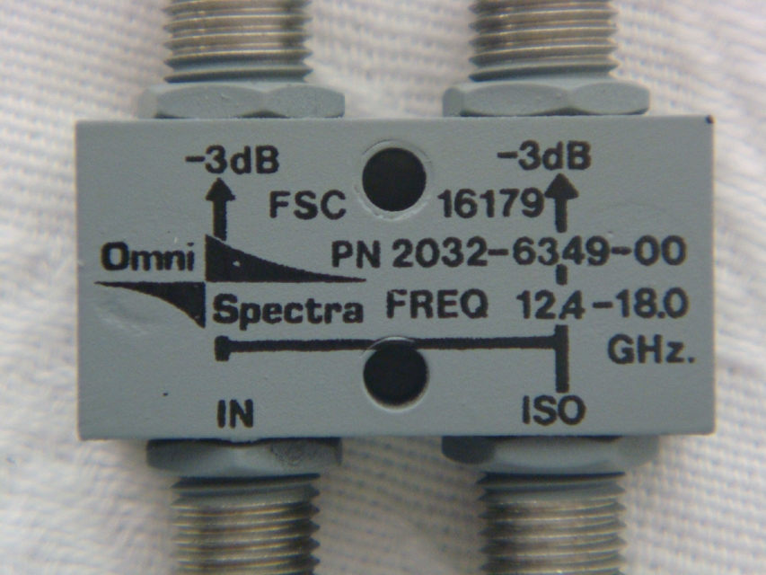 2032-6349-0012.4-18GHz Hybrid 3dB coupler