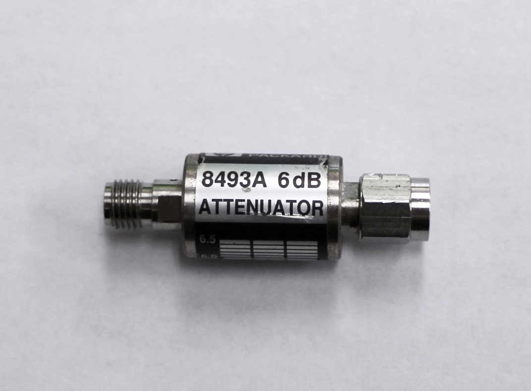 8493A/006DC-12.4 GHz 6dB 2W Coaxial Fixed Attenuator
