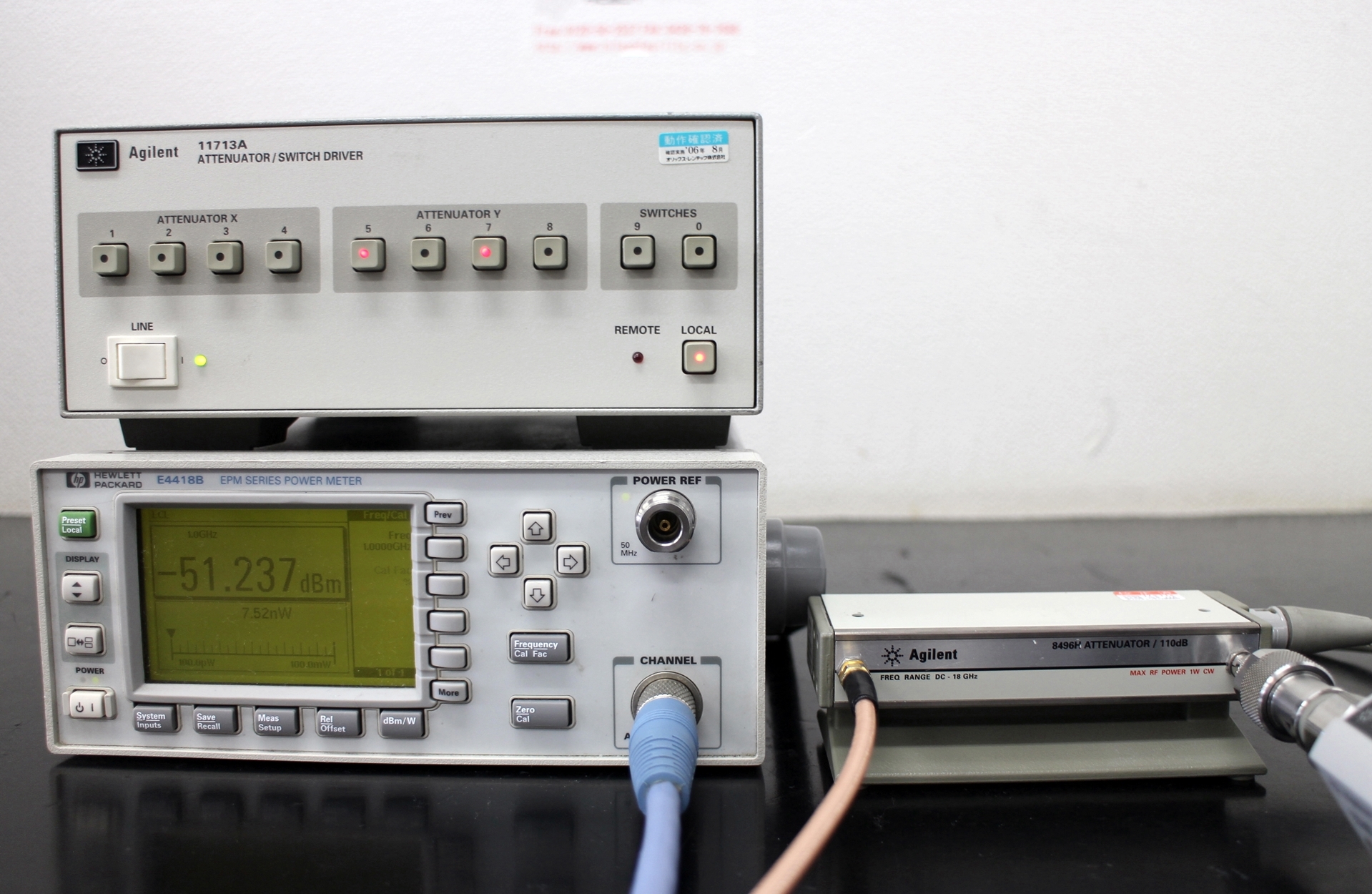 8496HDC-18GHz 110dB 10dBstep Programable Attenuator