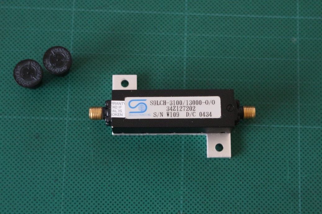 Electronics S9LCH-3100/13000-O/OHigh Pass Filter SMA 3.1 GHz 