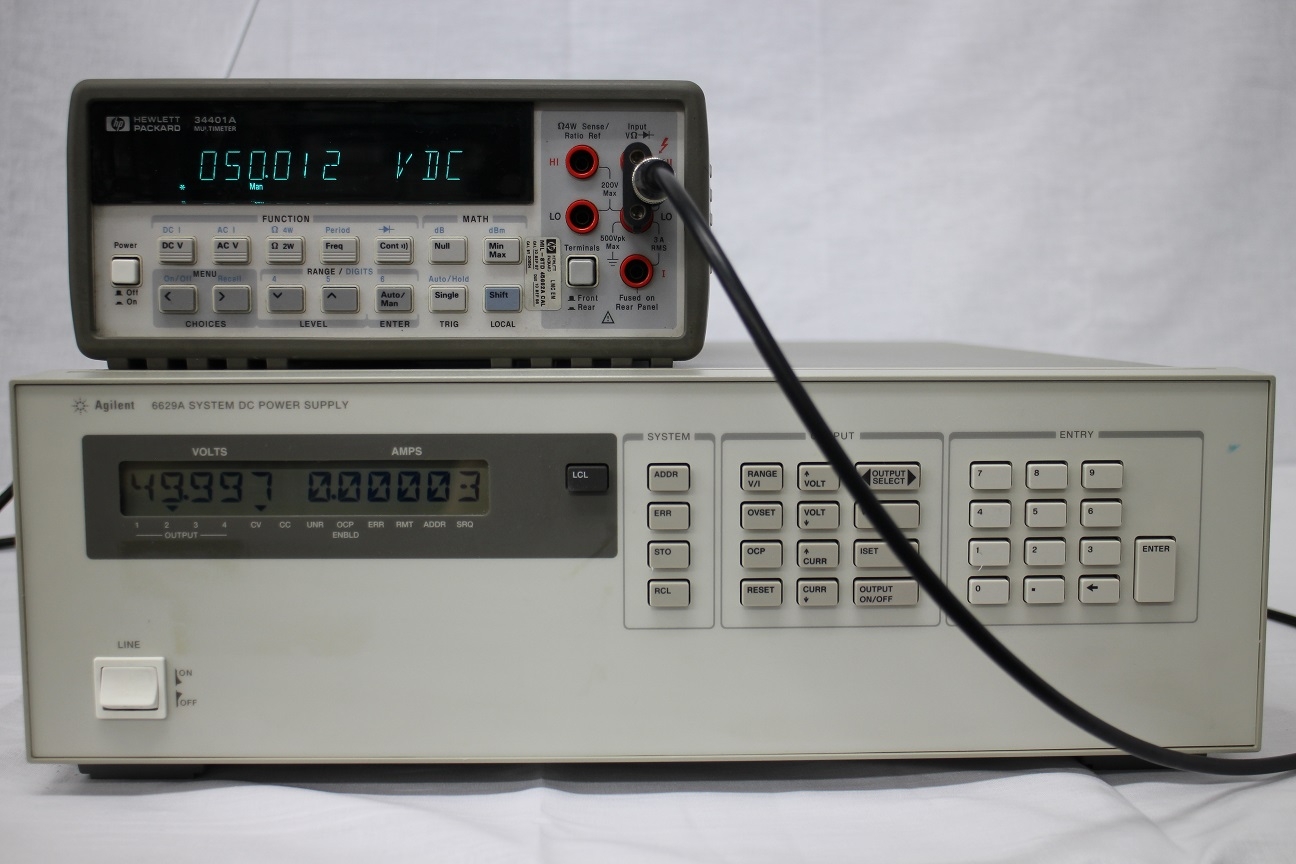 6629A50V 2A 4ch Precision res1mV Power Supply