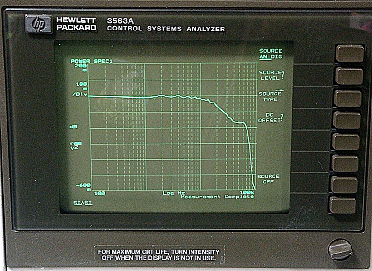 3563AControl System FFT Analyzer 
