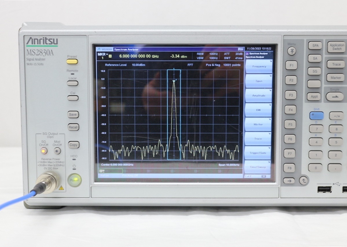 MS2830Aシグナルアナライザ 13.5GHz with 6GHz SG
