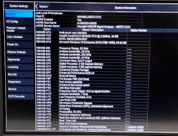 N9040BUXAシグナルアナライザ