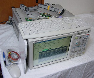16702B/03 + hp16717A2GHzTimming 333MHzstate 68ch Memory 4M Logic Analyzer