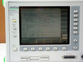 MT8802A/07Radio communication Analyzer MX880201A+MX880213A+MX880215A+MX880216A