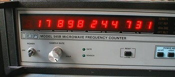  545BMicrowave Frequency Counter