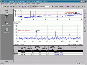 E7415A  (for E7400A series)EMI Measurement Software