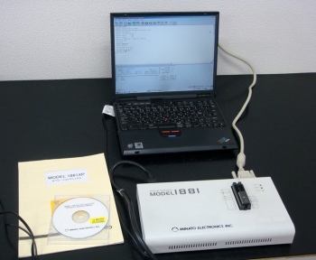 MODEL 1881XPFlashROM,EPROM,PLD,OneChip CPU Universal Programmer
