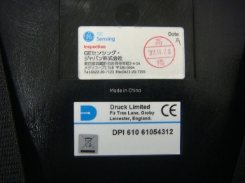 DPI610Pressure Calibrator