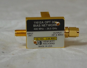 11612A /00145MHz-26.5GHz 100V 2A Bias Network