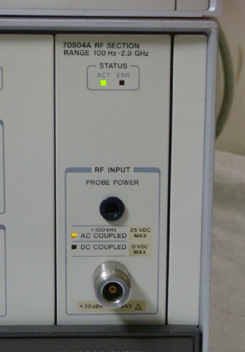 70904A 100Hz-2.9GHz RF Section