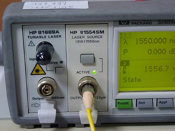 HP 81554SM 1310/1550nm SingleMode LD Source