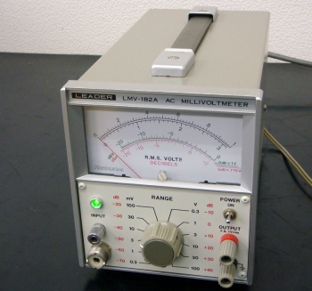 LMV-182A300uV-100V 1MHz AC Millivolt Meter
