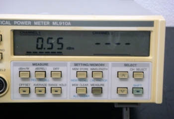 ML910A2ch Optical Power Meter