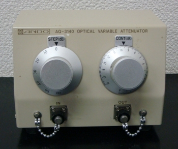 AQ31401.3/1.55um帯 0-65dB SM Optical Attenuator