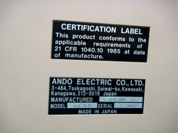 AQ7250 +AQ7254B1310/1550nm Mini-OTDR
