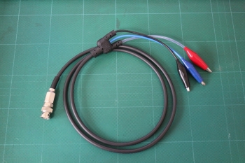A01010Alligator Triax(m) 1m Cable