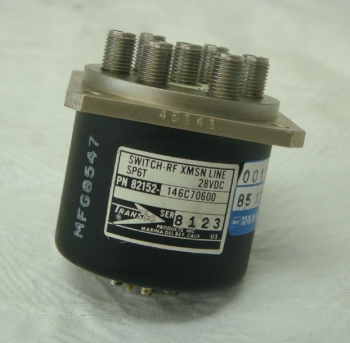 146C70600 DC-18GHz SWITCH-RF XMSN LINE SP6T  28VDC