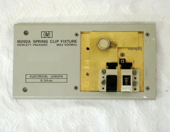 16092A500MHz Spring Clip Fixture