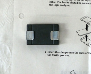 Ferrite (included in the HP 16555A) Ferrite for HP Logic analyzer POD