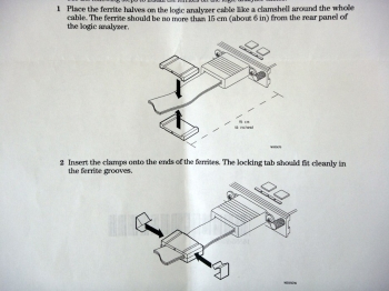 Ferrite (included in the HP 16555A)Ferrite for HP Logic analyzer POD
