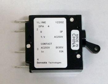 SPA-4 AC250V 10A Power Switch with Circuit Breaker