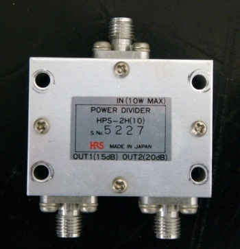 HPS-2H(10)Power Divider 15dB 20dB DC-6GHz 10W
