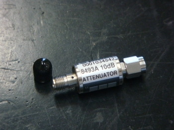 8493A /010DC-12.4 GHz 10dB 2W Coaxial Fixed Attenuator