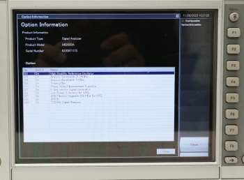 MS2830Aシグナルアナライザ 13.5GHz with 6GHz SG