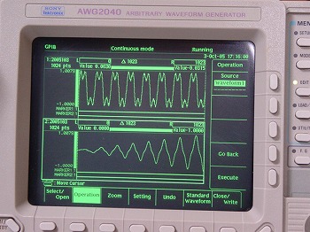 AWG2040 01/03/091KHz-1GS/s 4MW Arbitrary waveform Generator