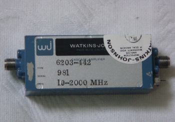 WJ-6203-44210-2000MHz 14dB Cascade Amplifier