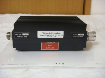 WA49-40-43DC-8.5GHz 40dB 150W Attenuator